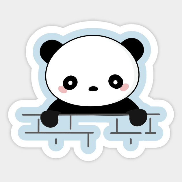 Panda Bear Is Kawaii T-Shirt Sticker by happinessinatee